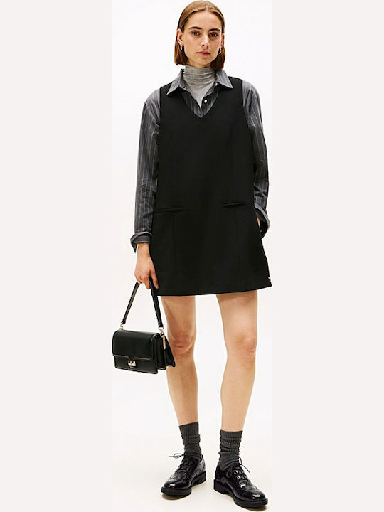 Leather Women's Loafers in Black Color