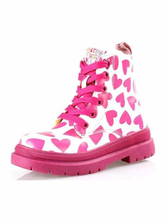 Kids Boots with Laces Multicolored