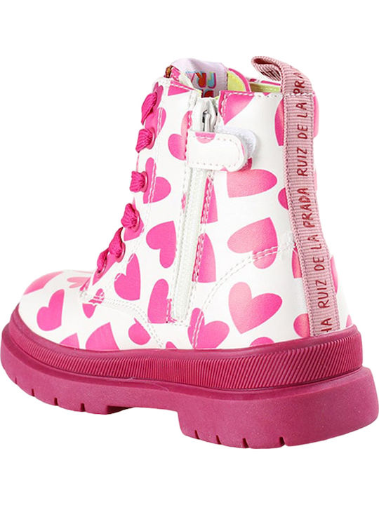 Kids Boots with Laces Multicolored