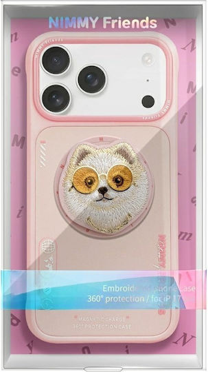 Nimmy Case Glas Brille Cool Hund Magsafe iPhone 17 Pro Max Rosa