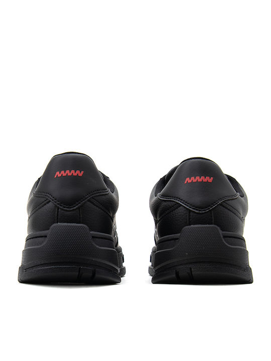 Tenn Ανδρικά Ανατομικά Sneakers Μαύρα
