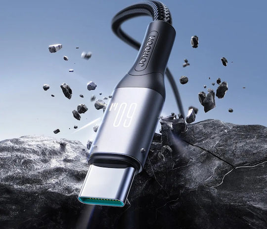 Joyroom Series USB 2.0 Cable USB-C male - USB-C 60W Μαύρο 1m
