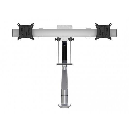 Multibrackets Стойка Офис за 2 Монитори до 28" с Рамо Сив (MB-5938)