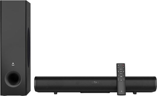 Creative Stage Pro Soundbar 2.1 Bluetooth și HDMI 160W cu Telecomanda Negru