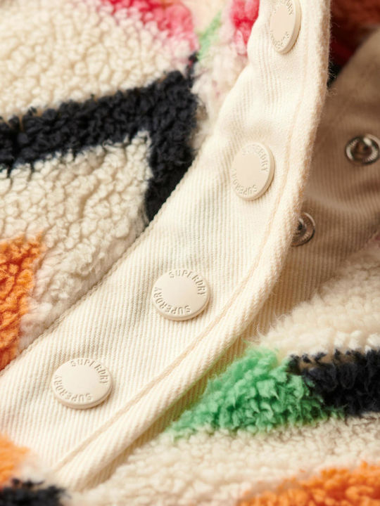 Winter Women's Fleece Blouse Long Sleeve Multicolour