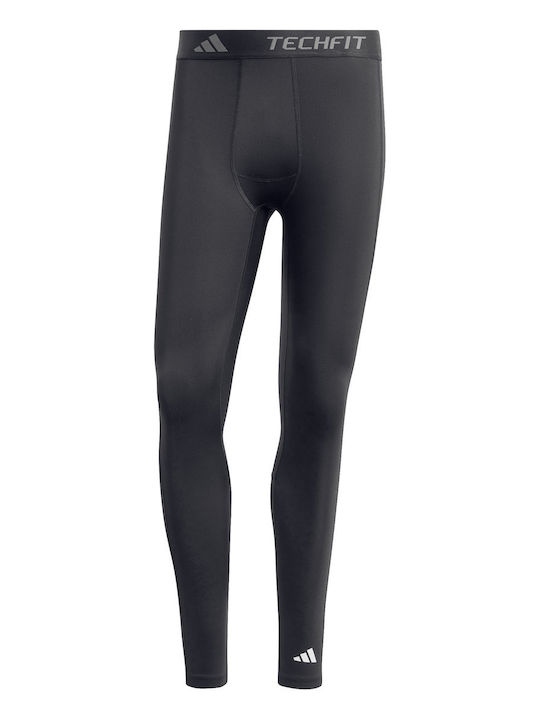 adidas Techfit Colan sport pentru bărbați Compresie Lung Negru