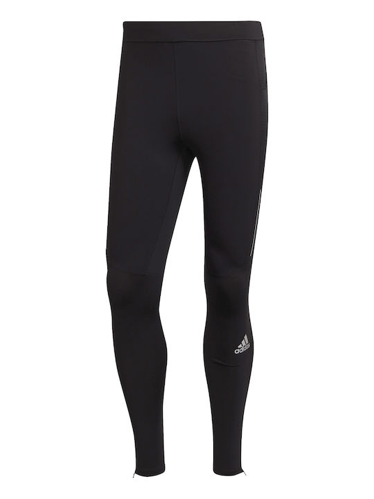 adidas Own The Run TGT Men's Sports Long Leggings Black