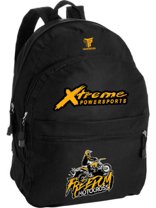 Takeposition School Backpack Junior High-High School Black 24.1 Litres 33 x 17 x 43 cm
