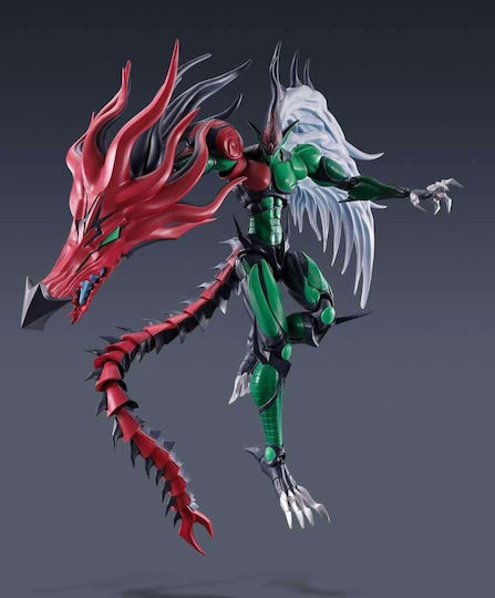 Tamashi Nations Yu-Gi-Oh Yu-gi-oh S.h. Monsterarts Elemental Hero Flame Wingman Фигура За Действие 19см