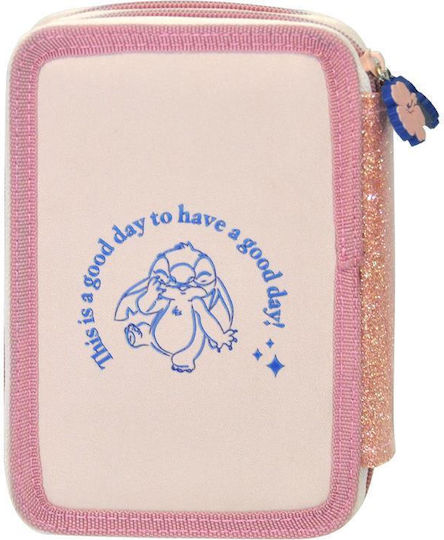 Κασετίνα Σχολική Γεμάτη Stitch Υ20x12x4εκ