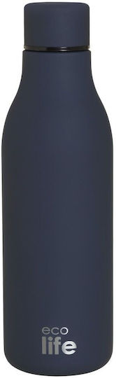 Ecolife Рециклируем Бутилка Термос Неръждаема стомана Без BPA 550мл Midnight Blue