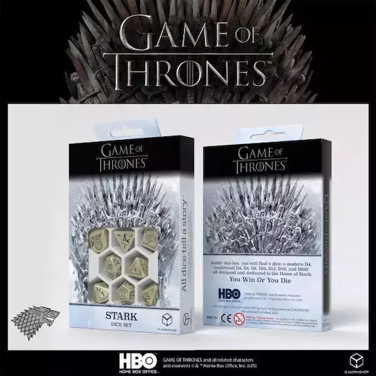 Game Thrones Dice Set Stark