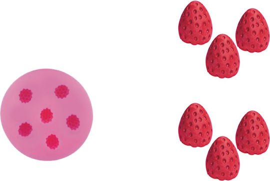 Silicone Mold 6 Strawberries 0515436