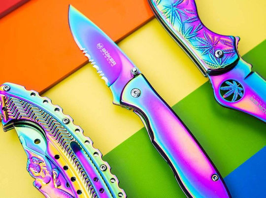 Boker Magnum Rainbow Μαχαίρι Πολύχρωμο σε Θήκη