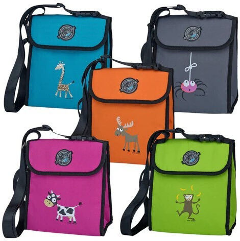 Carl Oscar Kids' Insulated Shoulderbag Lunch Box 5L Green 18x12.5x22cm
