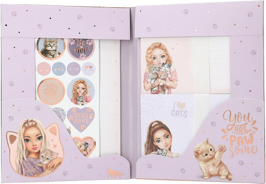 Topmodel Briefset Katzenliebe Sanftes Lila