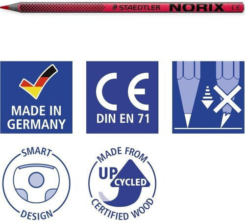Bunte Buntstifte Staedtler Norix 24 Stück Verpackung