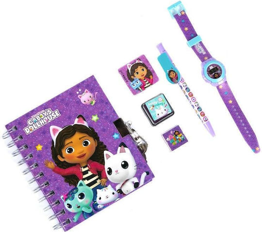 Gabby's Dollhouse GDH4910 Gift Set Watch Planner Tools 6 Pieces