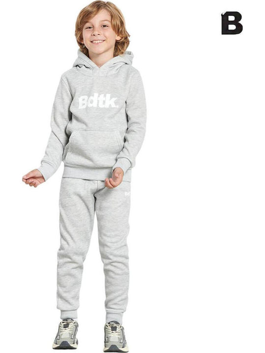 Kids Sweatpants Set Melange Grey 2pcs