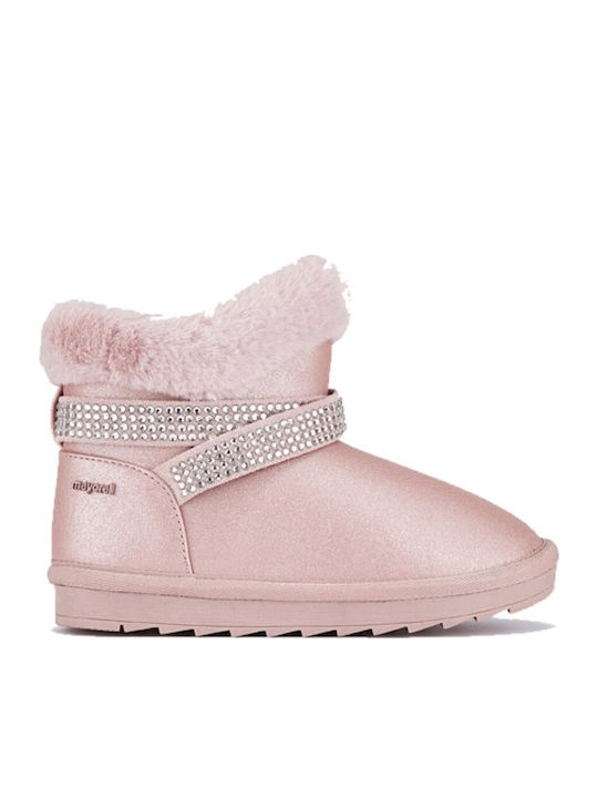 Kinderstiefeletten mit Reißverschluss Rosa