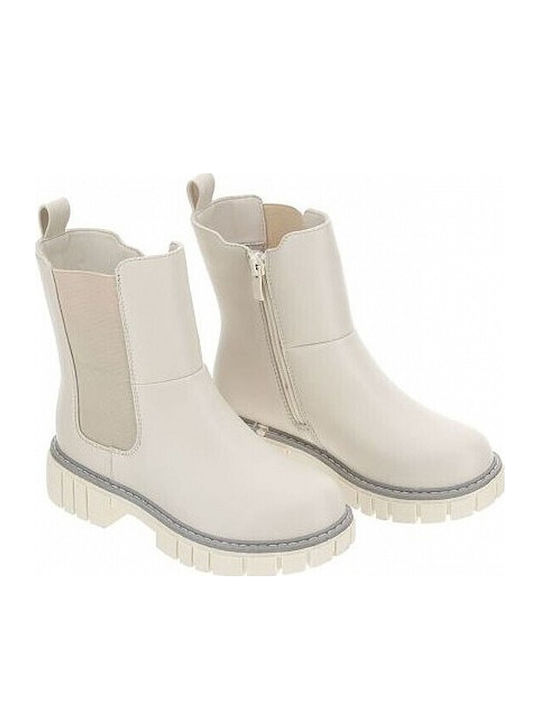 Kids Boots Ecru