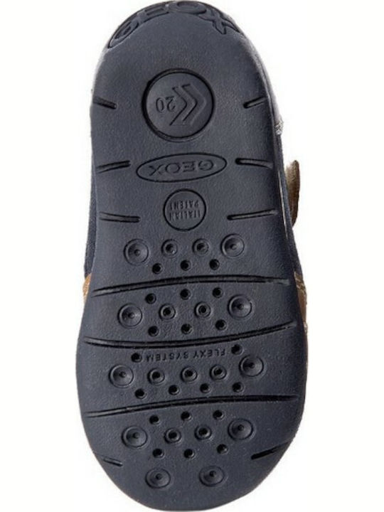 Kinderstiefeletten mit Reißverschluss Braun
