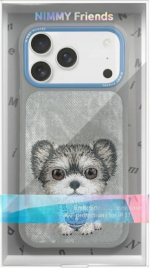 Nimmy 360 Full Cover Silicone / Plastic Waterproof Gray (iPhone 17 Pro)