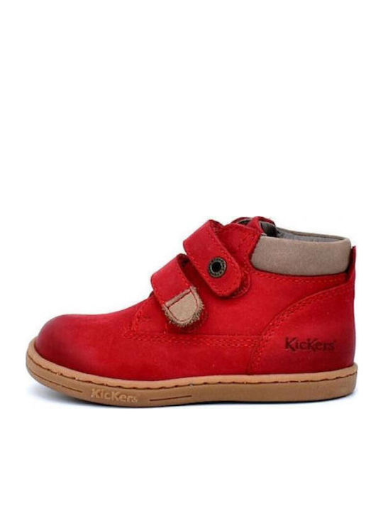 Tackeasy Ghete Copii cu Velcro Roșii