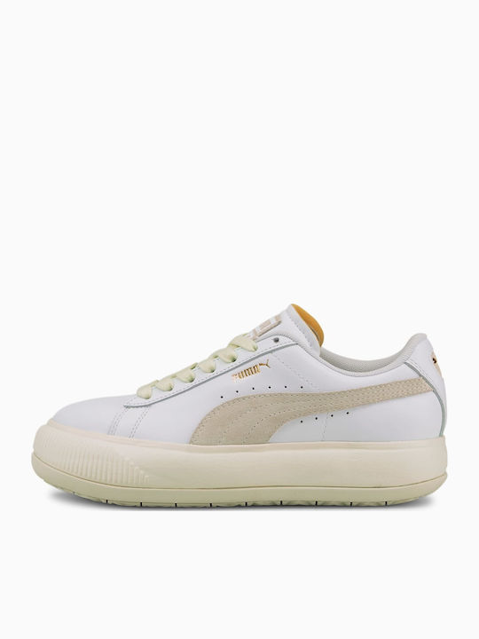 PUMA Mayú Flatforms Sneakers Λευκά