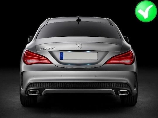 Diffuser Rear Bumper Mercedes-Benz CLA C117 13-16 AMG 45 Look AMG Sport Line Version Bumpers Piano Black