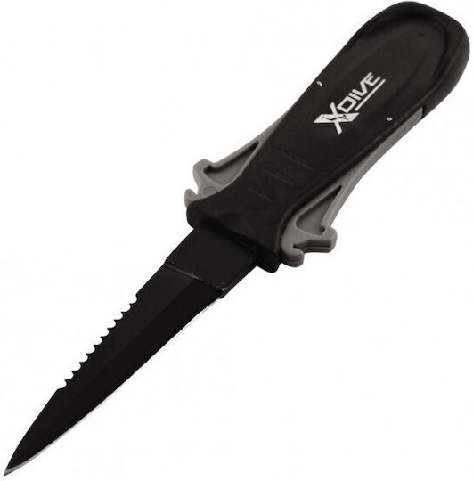 XDive Ribbon Teflon Μαχαίρι Κατάδυσης Στιλέτο Black/Lime με Λεπίδα 9cm