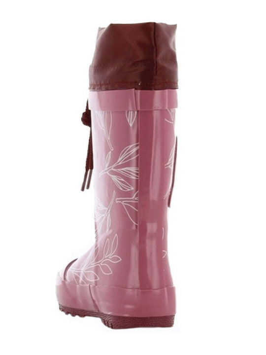 Kids Wellies Frozen Burgundy