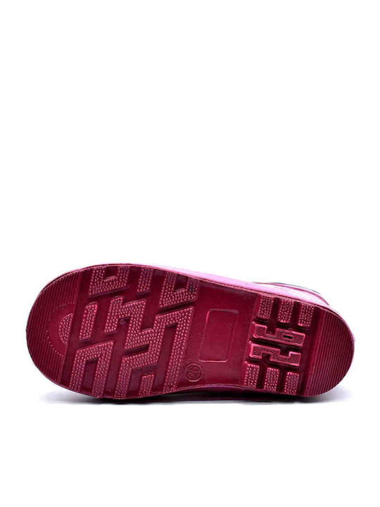Kids Wellies Frozen Burgundy