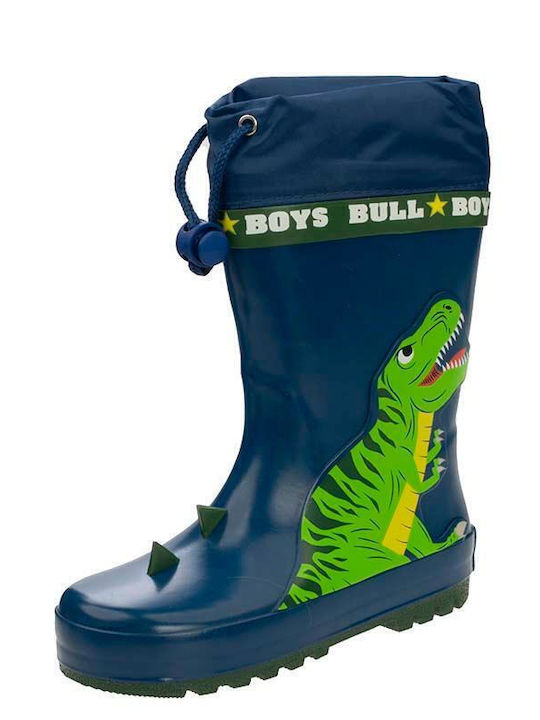 Kids Wellies with Internal Lining Blue