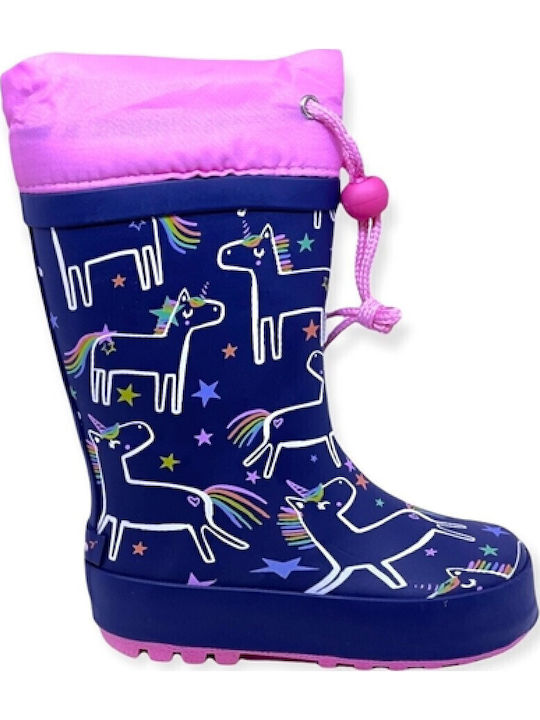 Παιδικές Γαλότσες Unicorn Μπλε