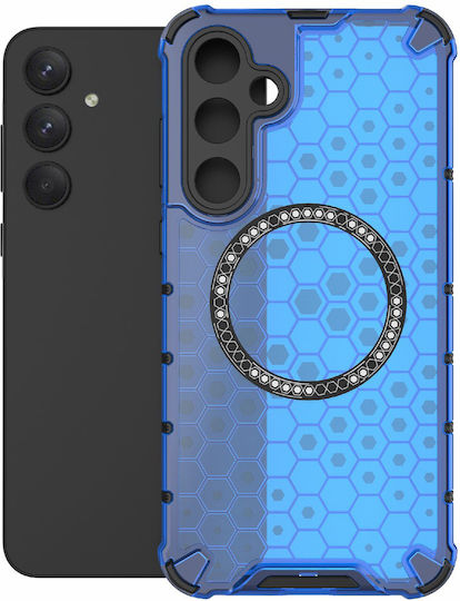 Techsuit Honeycomb Stoßstange Silikon Blau (Galaxy A26)