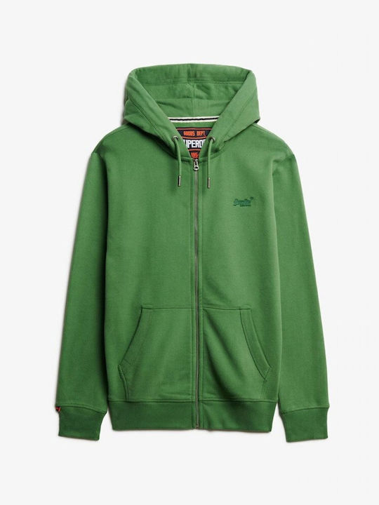 Sweatshirt with Hood Green