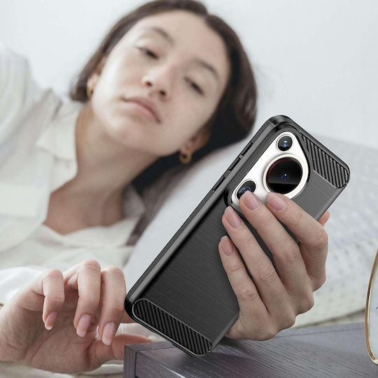 Umschlag Rückseite Silikon Blau (Huawei Pura 70 Ultra)