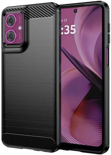 Back Cover Silicon Negru (Moto G55)