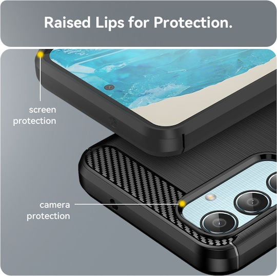 Back Cover Silicon Negru (Galaxy M35)