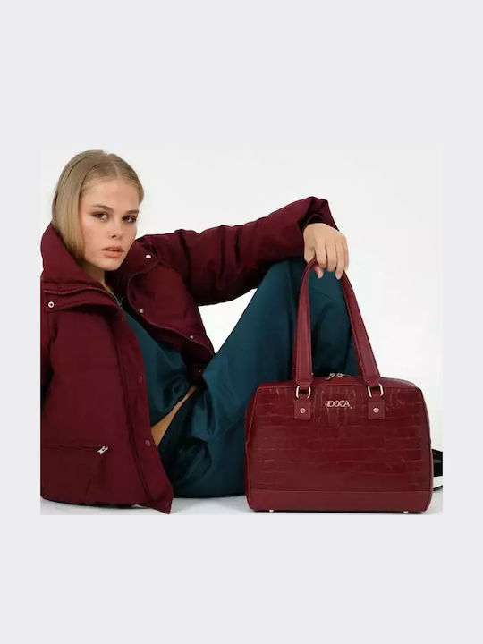 Doca Damenhandtasche Krokodilmuster Doca Damenhandtasche Krokodilmuster