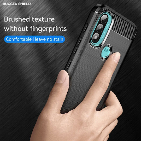 Back Cover Σιλικόνης Μαύρο (Moto E20)
