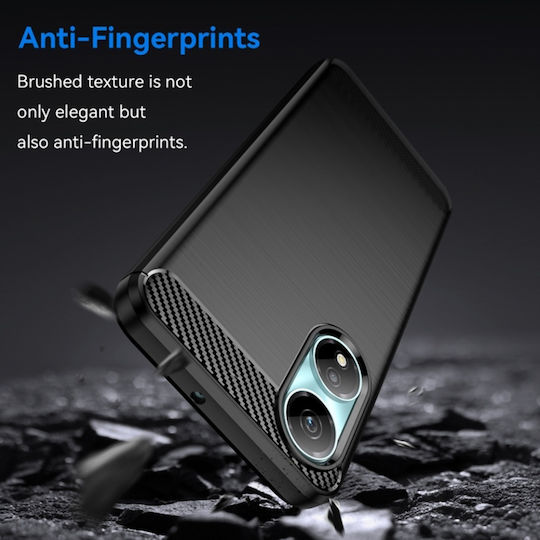 Back Cover Σιλικόνης Μαύρο (Honor 90 Smart)