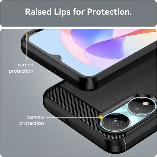 Back Cover Σιλικόνης Μαύρο (Honor 90 Smart)