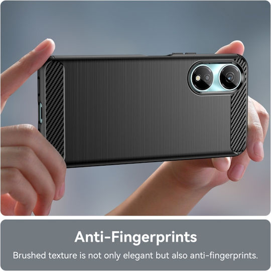 Back Cover Σιλικόνης Μαύρο (Honor 90 Smart)