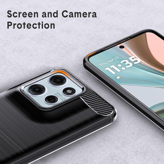 Back Cover Silicon Negru (Moto G15)