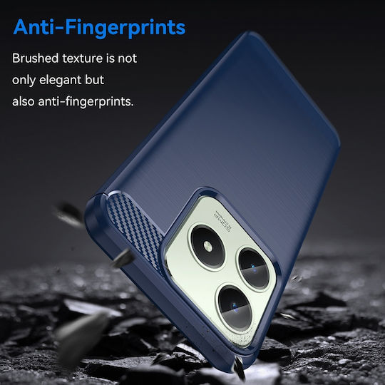 Back Cover Silicon Albastru (Realme C63)
