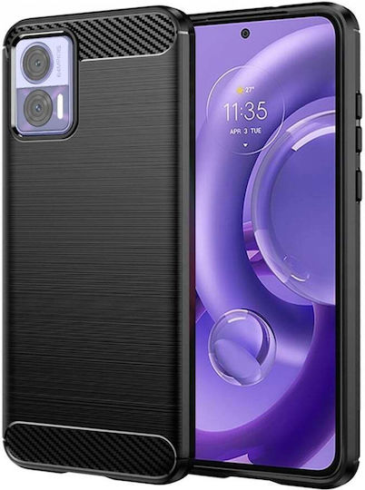 Umschlag Rückseite Silikon Schwarz (Motorola Edge 30)