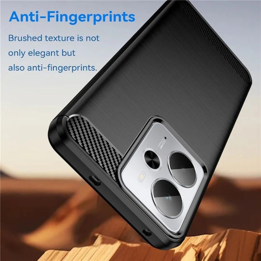 Back Cover Silicon Negru (Realme 14T)