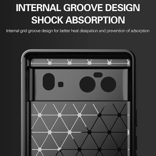 Back Cover Σιλικόνης Μαύρο (Google Pixel 6)